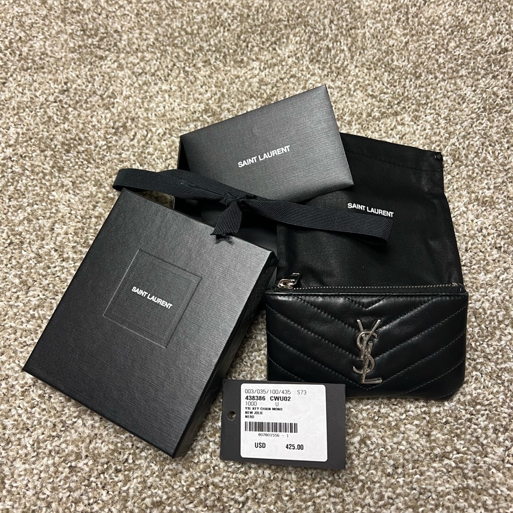 YSL key pouch